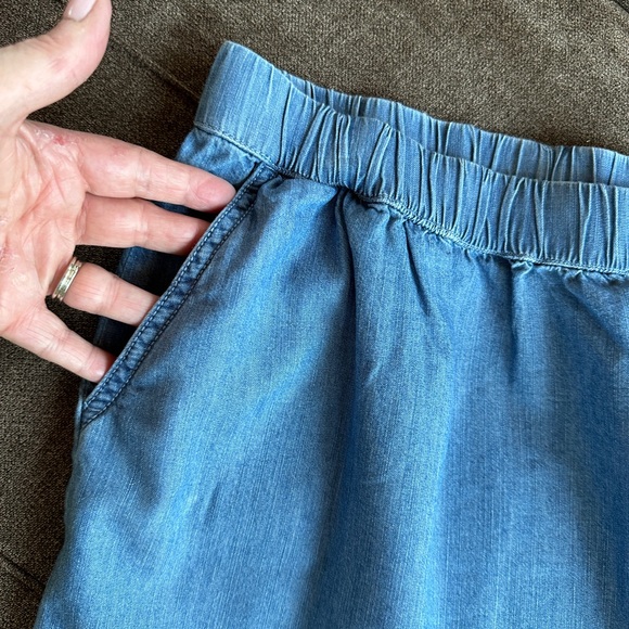 Denim Mini Skirt Size 10 - Picture 3 of 10